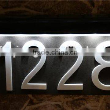 Fq-545 LED Solar House Numbers Light Solar Door Plate photo-2