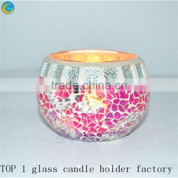 PINK mosaic candle holders luxury candles australia