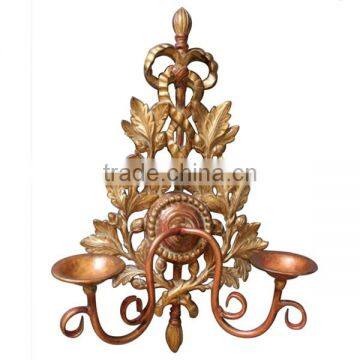 Living room home decoration candle holder wall metal