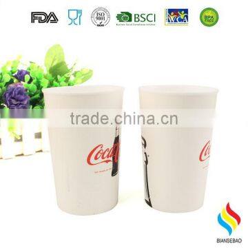 OEM Logo Food Grade PP 12oz Plastic Cup for Season Gift