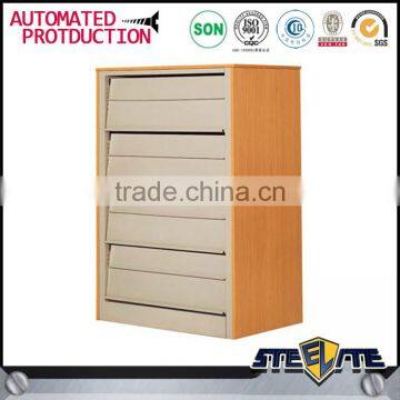 5 Shelves Cheap High Quality Library Furniture Steel Magazine Display Rack photo-6