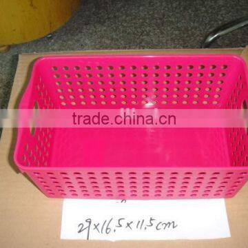Plastic Basket Laundry Storage Basket Vegetable Fruit Basket photo-4