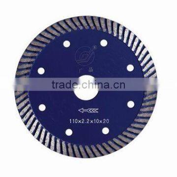 Guangjing Turbo Continuous Rim Saw Blade Diamond Blade for Stone Cutting