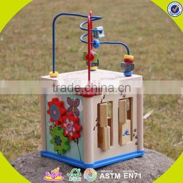 2017 New Design Wooden Beads Game Cube Wooden Beads Game Mini Wooden Beads Game W11B132 photo-3