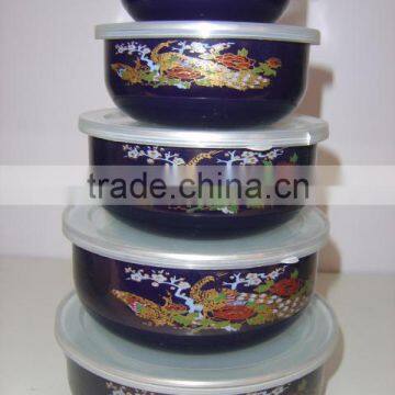 Reoona Enamel Storage Bowl Food Container photo-4
