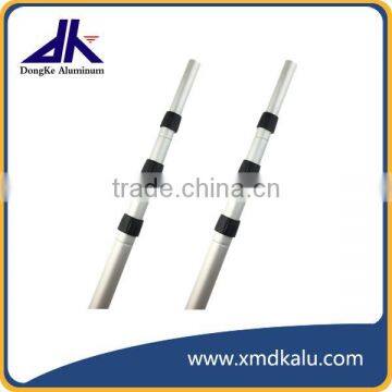 Customized Large diameter aluminum twist locking telescopic pipe / tube fittings