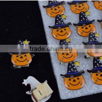 Halloween Badge LED Flicker Badge Pumpkin Ghost Badge photo-4
