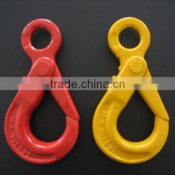 G80 Eye Self-locking Safety Hook/Self Locking Eye Hook photo-4