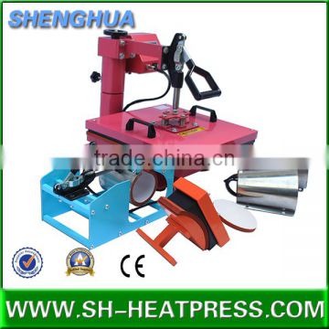 8 in 1 combo heat press machine with platen size 38*38cm for tshirt