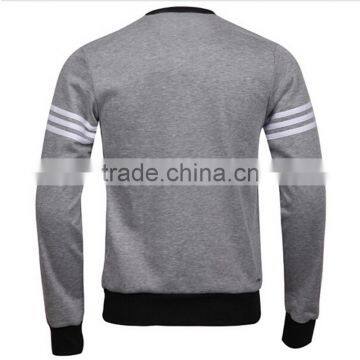 Custom Knitted Windproof Stringer Fleece Men's Crewneck Hoodies&Sweatshirts photo-2