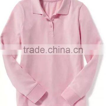 Mulit-color School Pique Uniform Polo Shirts Design With Pictutures Kids Wear HSs5251 photo-4