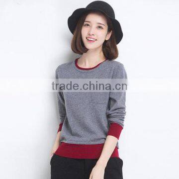 Casual Loose Woman Pullover Knitted wool sweater women lady sweater