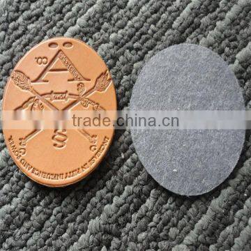 china fashion high quality brown leather patch