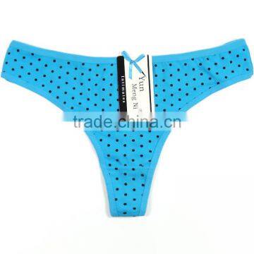 Cotton Printing G-string Funny Thongs For Women Stocklot Panties For Women photo-2