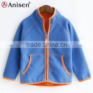 Boys Royal blue spring fleece jacket made in China