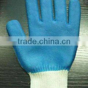 hot sales nitrile coated cut resistant cotton gloves/anti-oil cotton working gloves