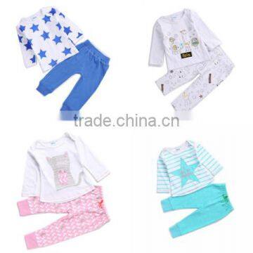 Wholesale OEM baby clothes long sleeve cotton family christmas pajamas for children cheap kids pajamas