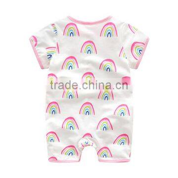 SR-269G Baby Summer 2017 Wholesale Children Clothing USA Baby Girls Rompers Kids Boys Bodysuit Baby Clothes Short Sleeve Romper photo-2