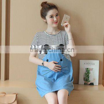 Zm50133a Cotton Material Maternity Clothes Fabric photo-2