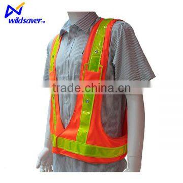 Flashing Material Led Kids Reflective Safety Vest hi Vis Quality photo-3