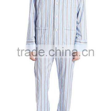 Hot Selling Stripes Wholesale Cotton Pajamas Sleepwear for Men's photo-3