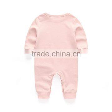 Wholesale Long Sleeve 100% Cotton Baby Romper Jumpsuit photo-3