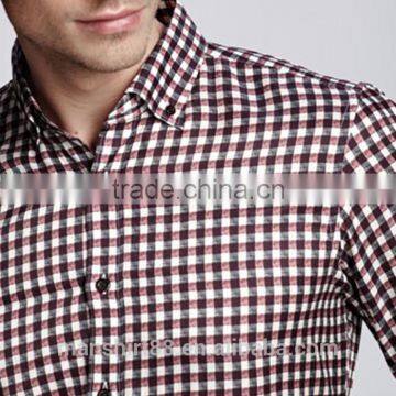 Long Sleeve Shirt for Men 100% Cotton Dress Shirt for Men 2017 photo-2