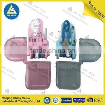 Transparent ABS Material Portable Hand Sewing Hand Sewing Use Plastic Box Travel Sewing Kit photo-4