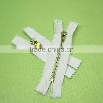 Fast Delivery Close End Square Polished Teeth Rose Gold Metal Zipper photo-6