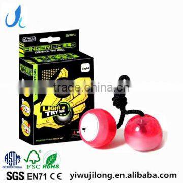 Fidget Ball YoYo Finger YoYo Balls Hand Spinner Led YoYo Ball Anti-stress Light Hand Toy