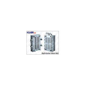 Hot Runner 24 Cavity High Precision PET Preform Mould For 20g 28mm Plastic Cap