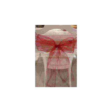 Mesh Chair Sash And Bow