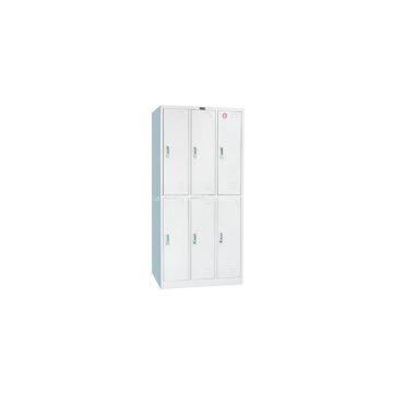 Steel Cabinet Clothes Locker/ 6 Door Metal Locker/ Steel Cabinet