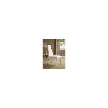 Customized Faux Leather Furniture White Leather Dining Chair