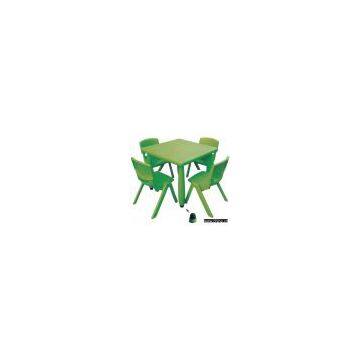 Plastic Table and Chair