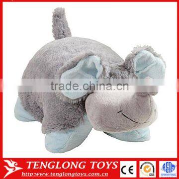 China supply soft baby custom plush and stuffed elephant pillow