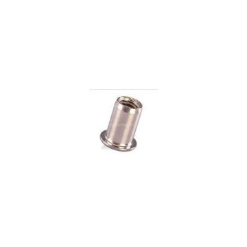 carbon steel flat head round body rivet nuts