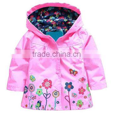 Fashionable 100% Polyester Children's Hooded Jacket photo-3