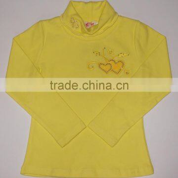 Pure Cotton Long Sleeve Soft Children Lapel Base Shirt