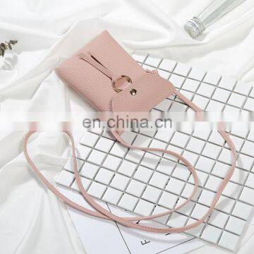 2017 New Handbag Embossed Ring Tassel Bag Shoulder Bag For Mobile Phone photo-2