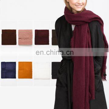 Europe And The United States Super Soft Color Cashmere Scarf