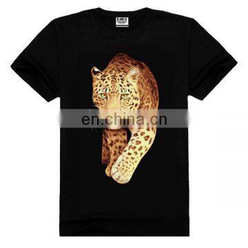 Leopard print men fancy t shirt,t shirt cannon