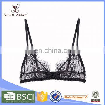 Factory in china stylish beauty lovely fancy transparent sexy teen bra