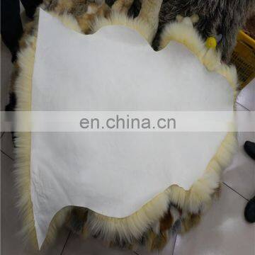 High Quality Palomino Australia Sheep Fur Backrest Fur Cushion Cover Rug photo-5