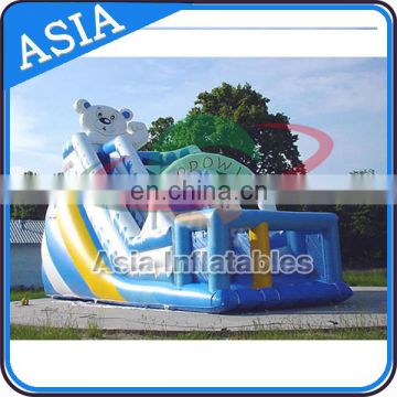 Hot Selling Commercial Big Bear Dry Slides For Sale, Giant Inflatable Water Slide For Adult, Inflatable Slide