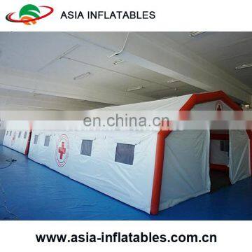 Big inflatable shelter systems used as medical tent inflatable during disaster, emergency tent