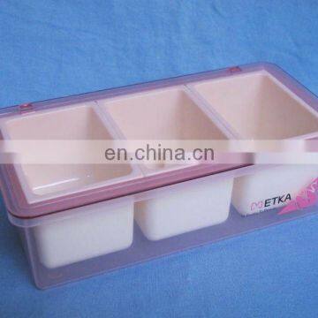 plastic kitchen salt box,salt and pepper box