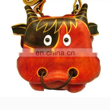 promotional Cute Animal Shaped coin purse wholesale women genuine leather coin purse/Change Purse/coin case MCP-0108