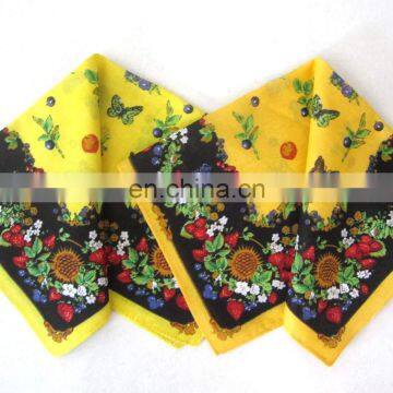 Flower Printing Colorful Stylish Bandana For New Year