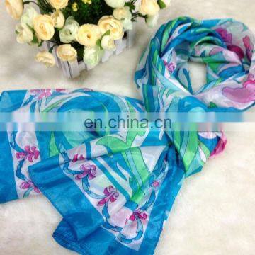 fashion spring autumn women decoration neckwear scarves satin fabric